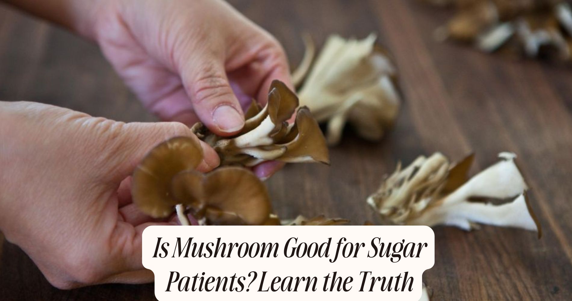 is mushroom good for sugar patients