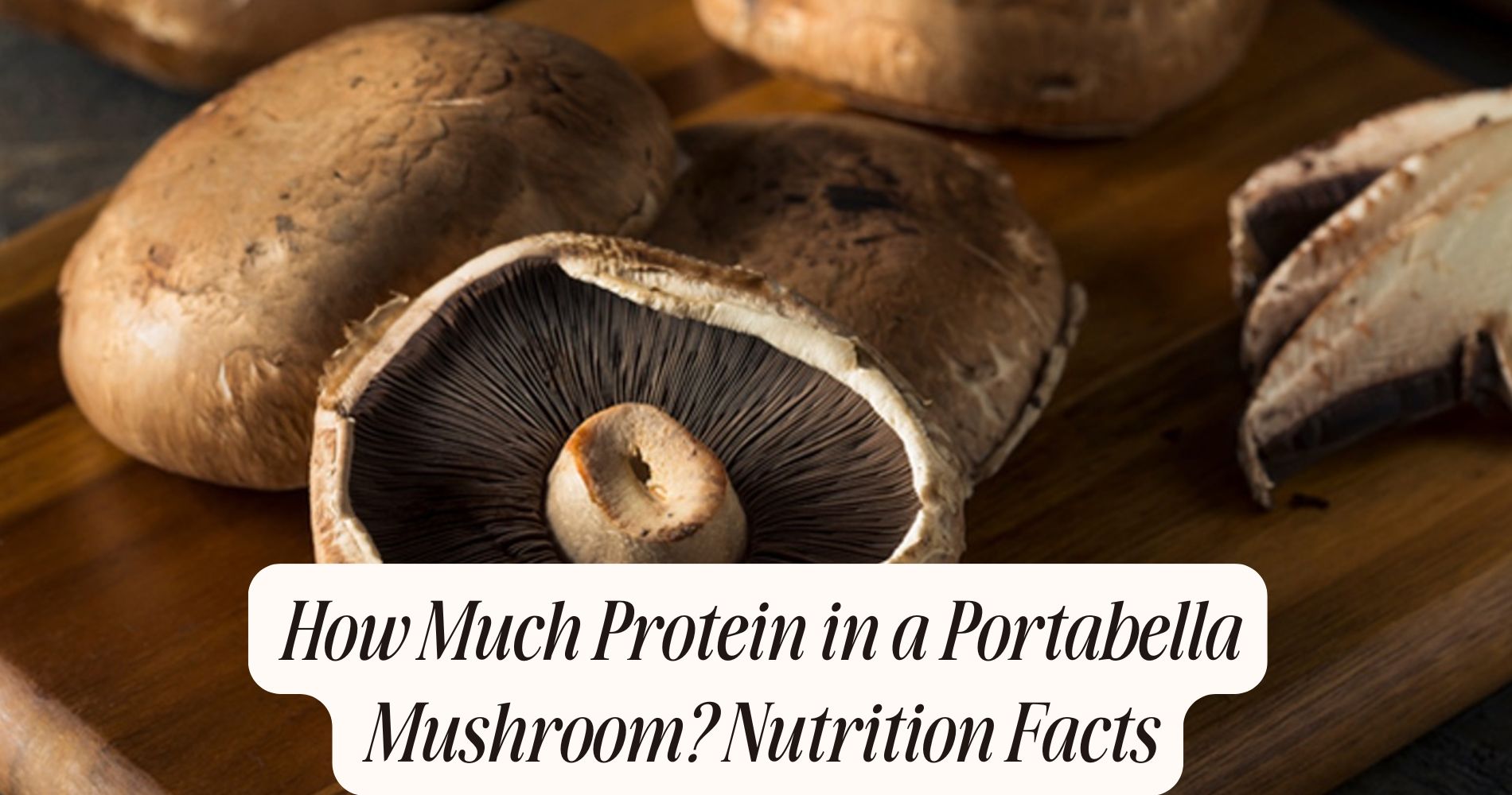 how much protein in a portabella mushroom
