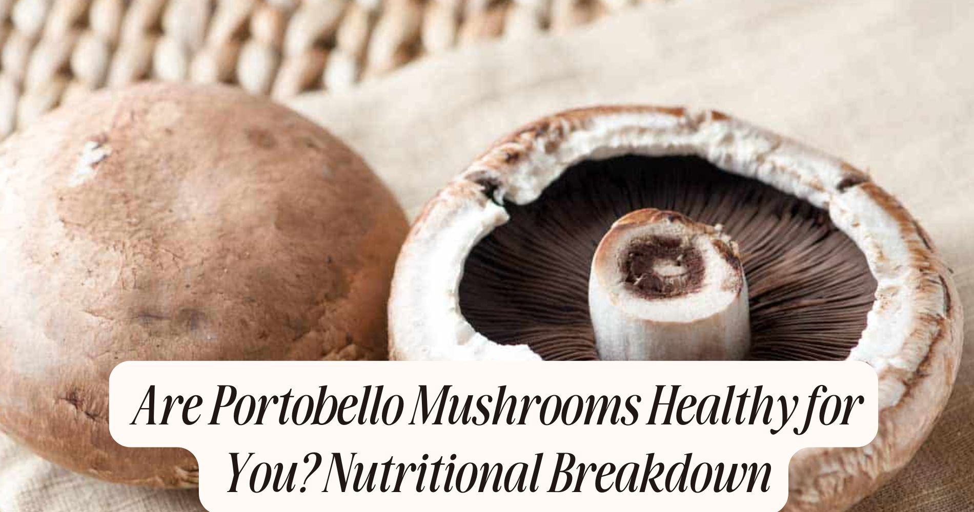 are portobello mushrooms healthy for you