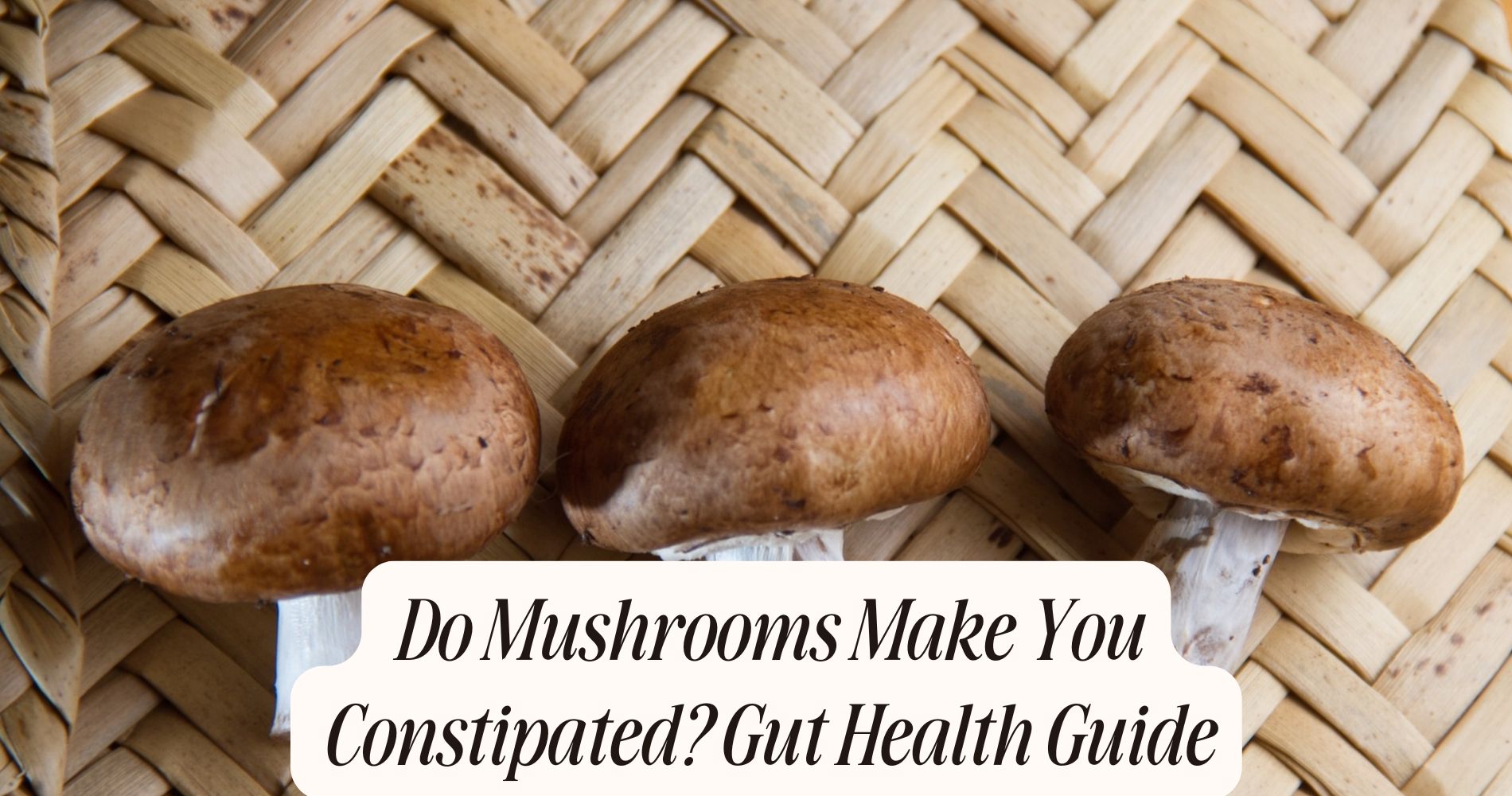 do mushrooms make you constipated