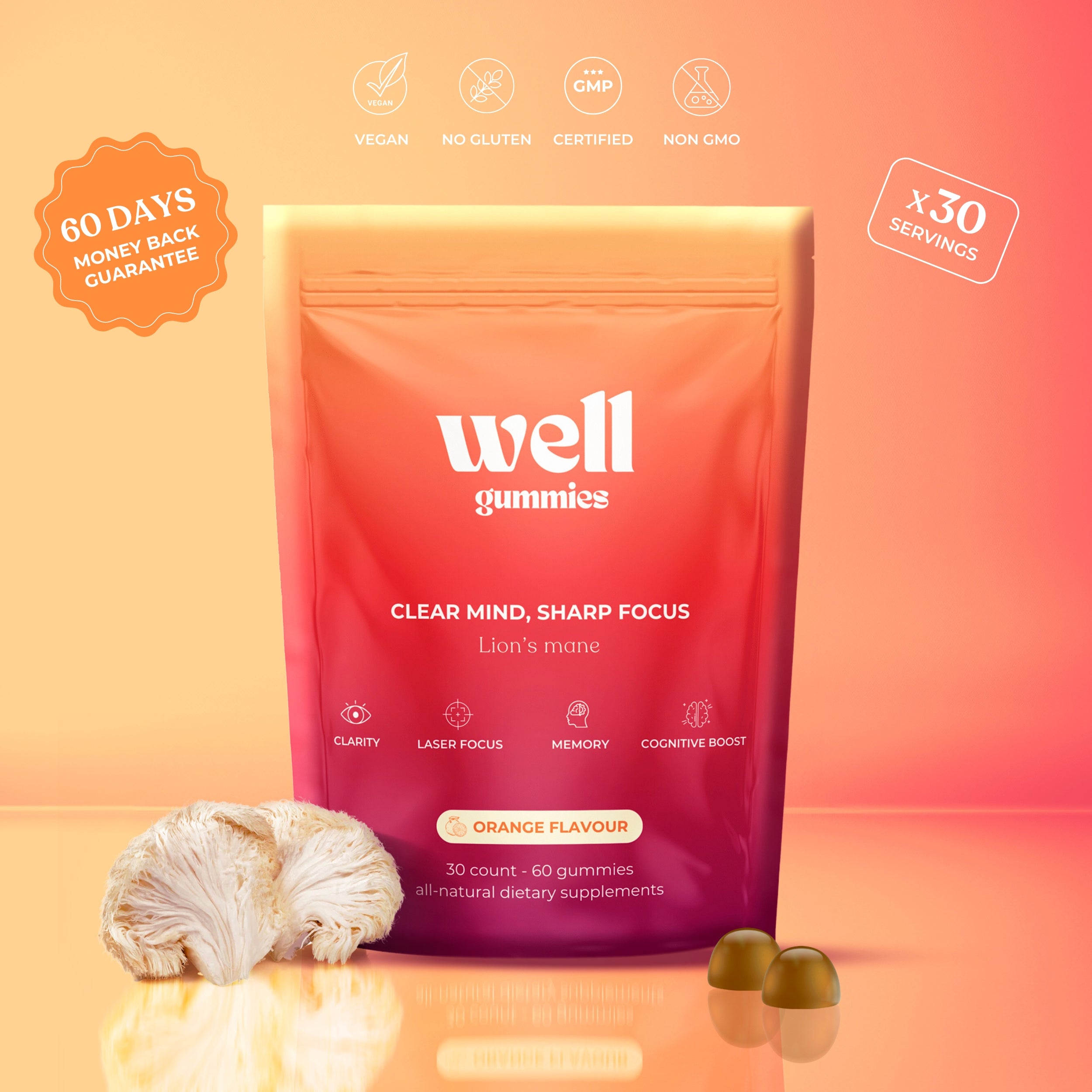 lions mane focus gummies