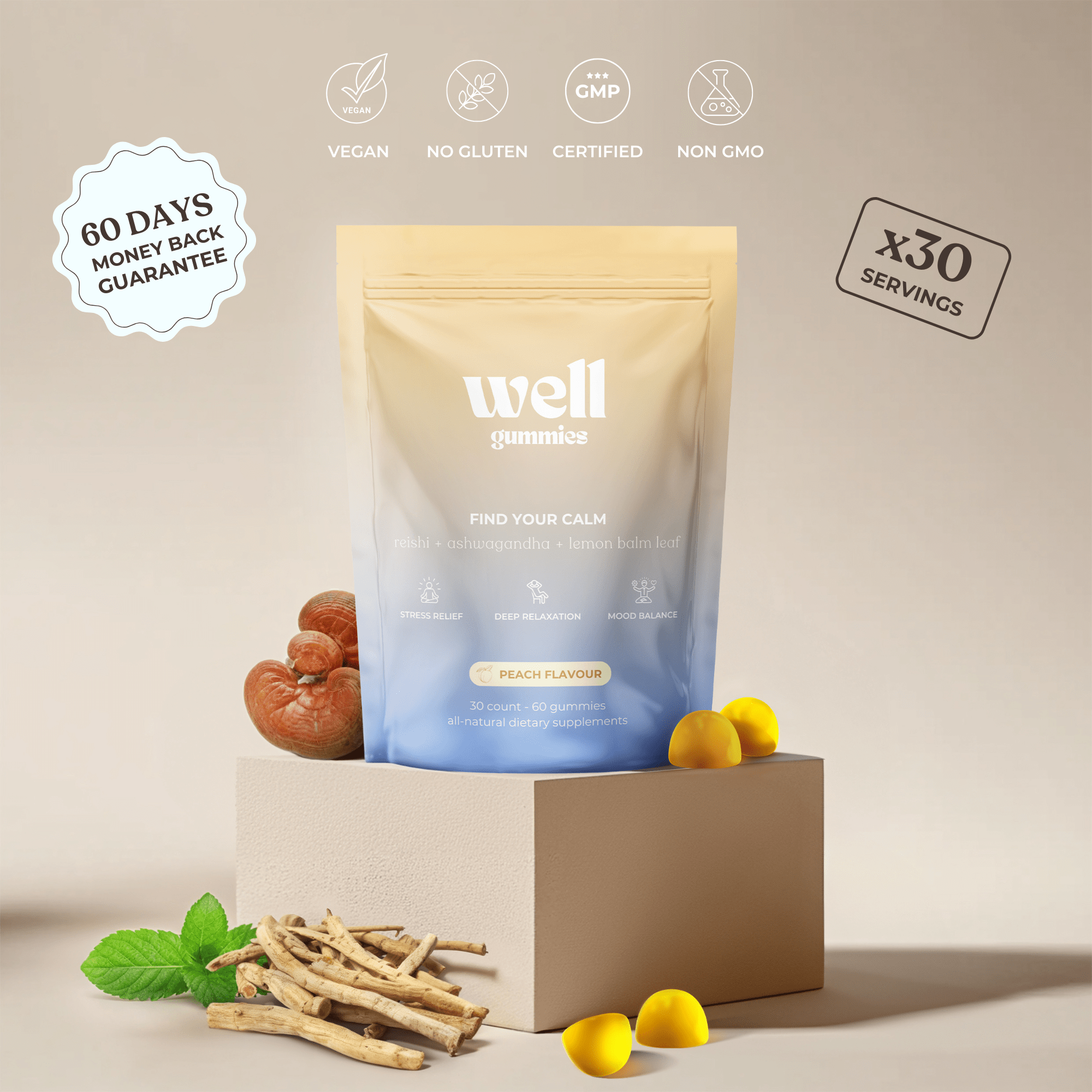 REISHI CALM GUMMIES