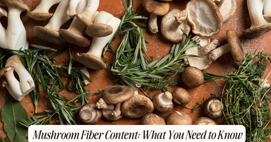 mushroom fiber content