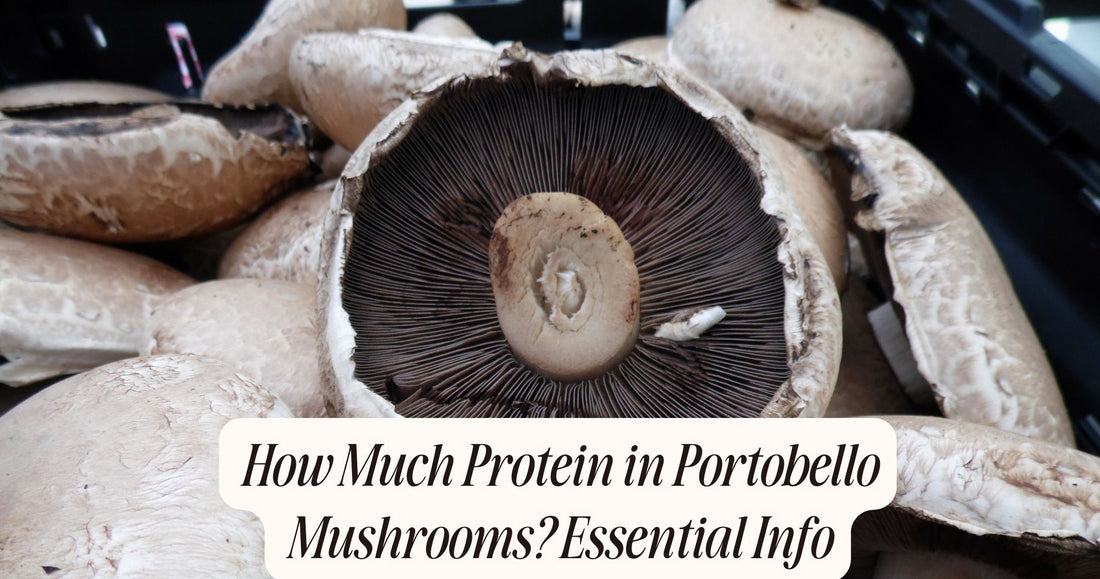 how much protein in portobello mushrooms