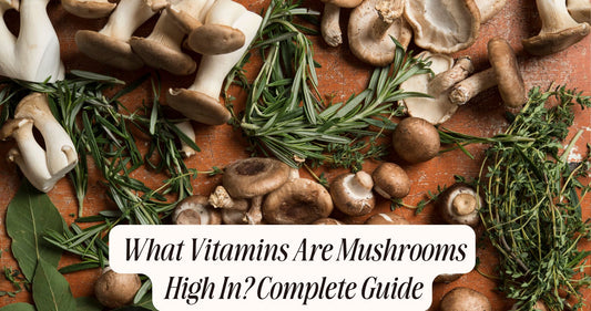 what vitamins are mushrooms high in