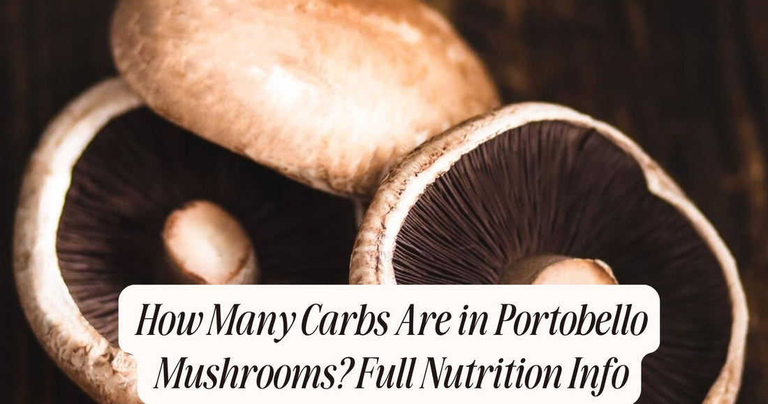 how many carbs are in portobello mushrooms