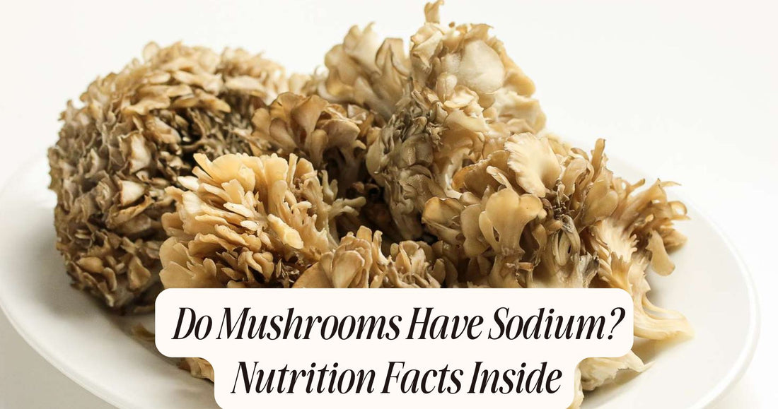 do mushrooms have sodium