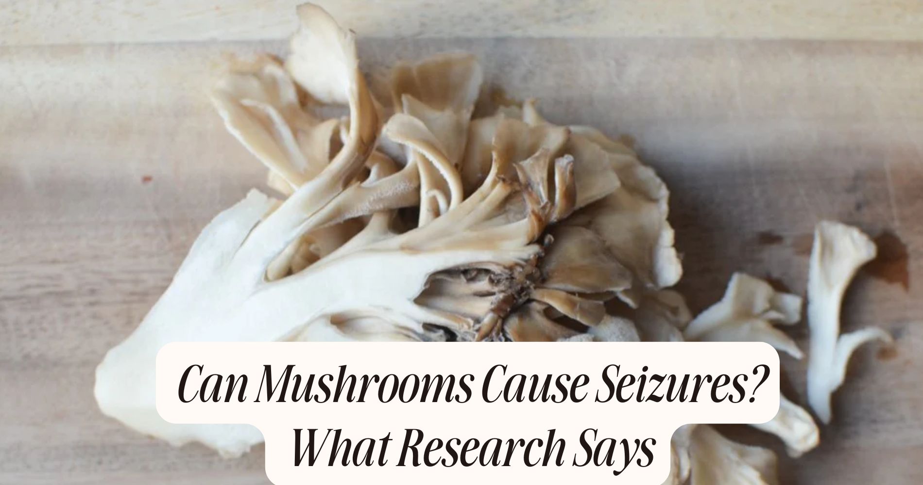 can mushrooms cause seizures