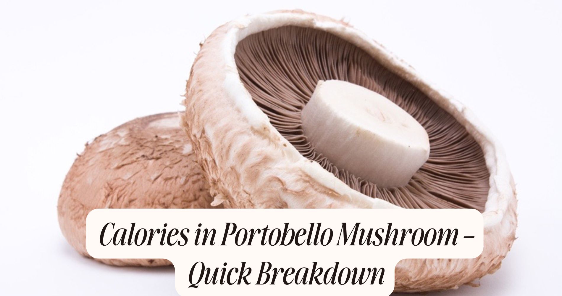 calories in portobello mushroom
