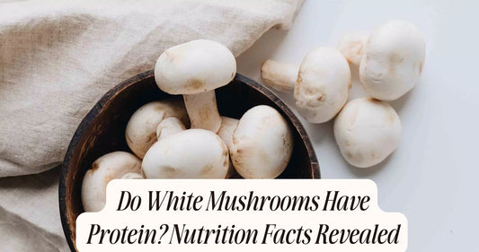 do white mushrooms have protein