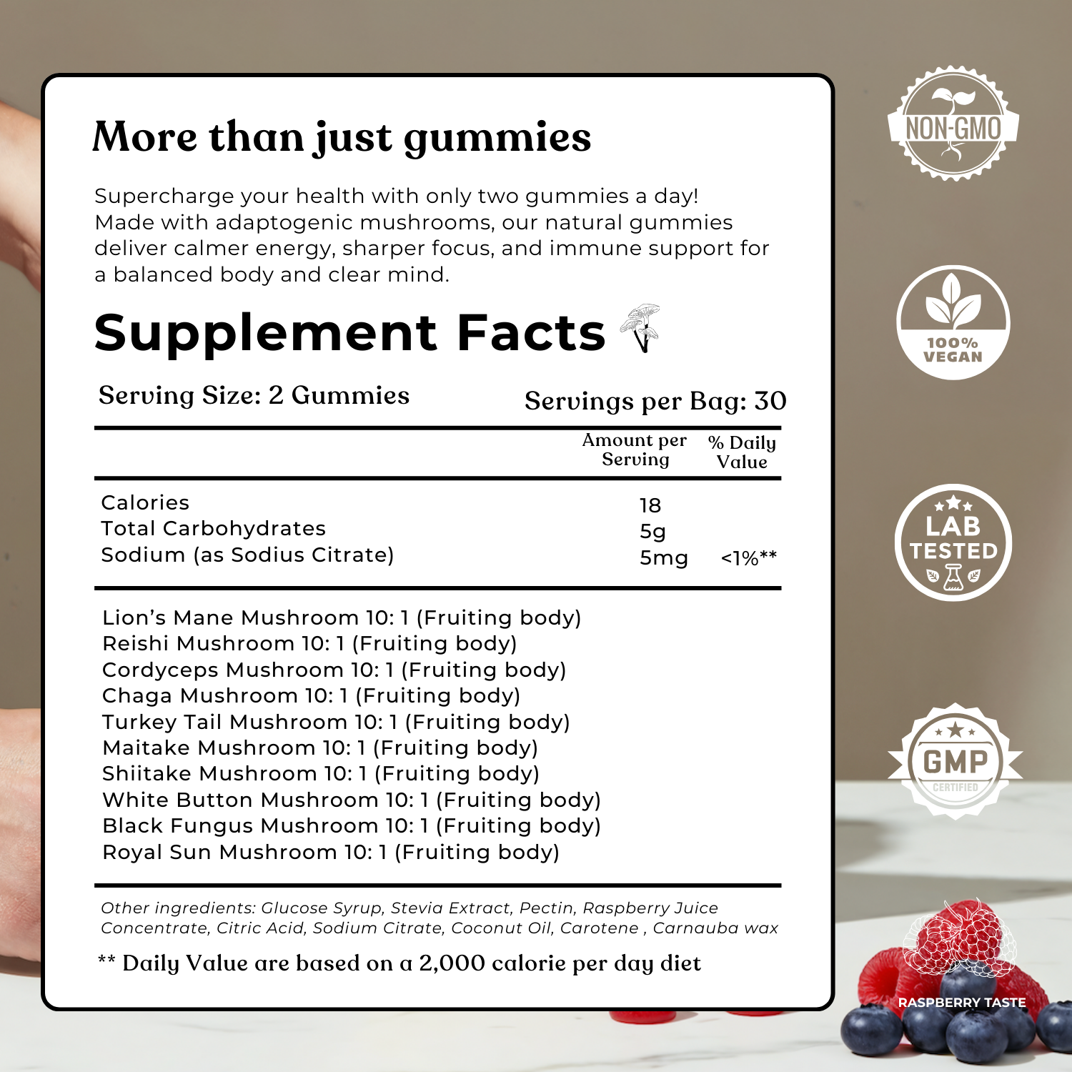 10-IN-1 MUSHROOM GUMMIES