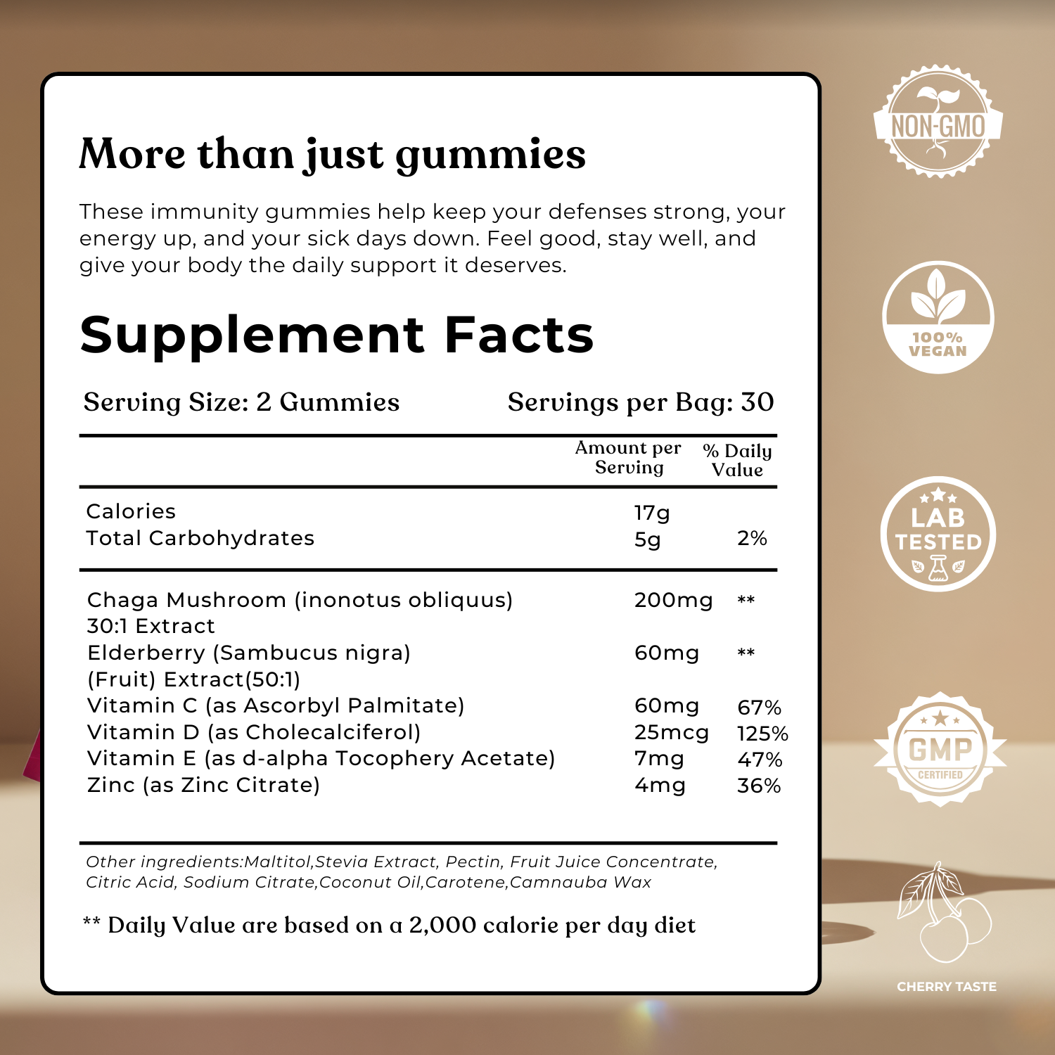 CHAGA IMMUNITY GUMMIES