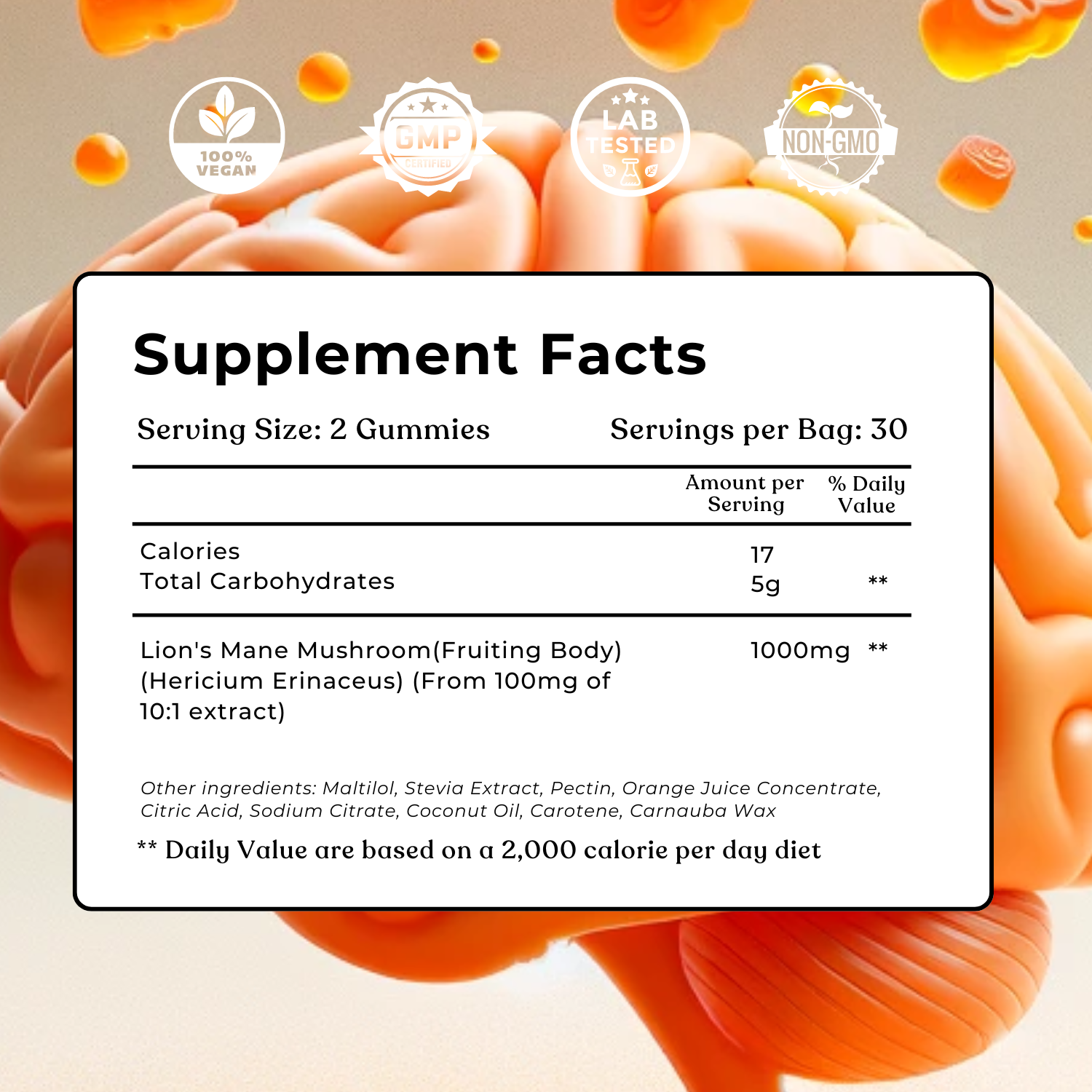 LION'S MANE FOCUS GUMMIES